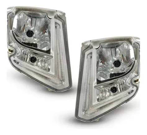Farol Direito LHD Pesado para Caminhão 82532284 LED Vol-Vo