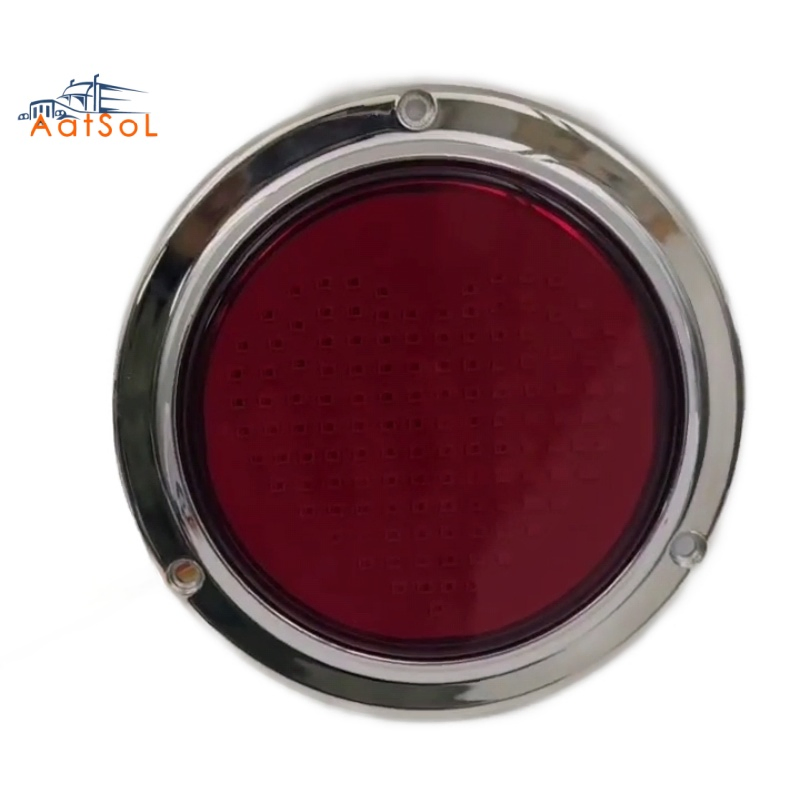 Luz de Marcador Lateral LED de Aço com Anel Cromado de Caminhão Personalizado 4 Polegada 129