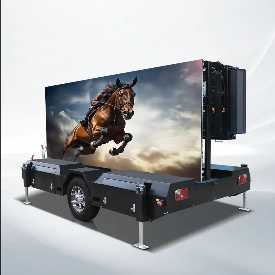 Vídeo Publicitário em Movimento para Trailers de Veículos Elétricos P5 Tela de LED