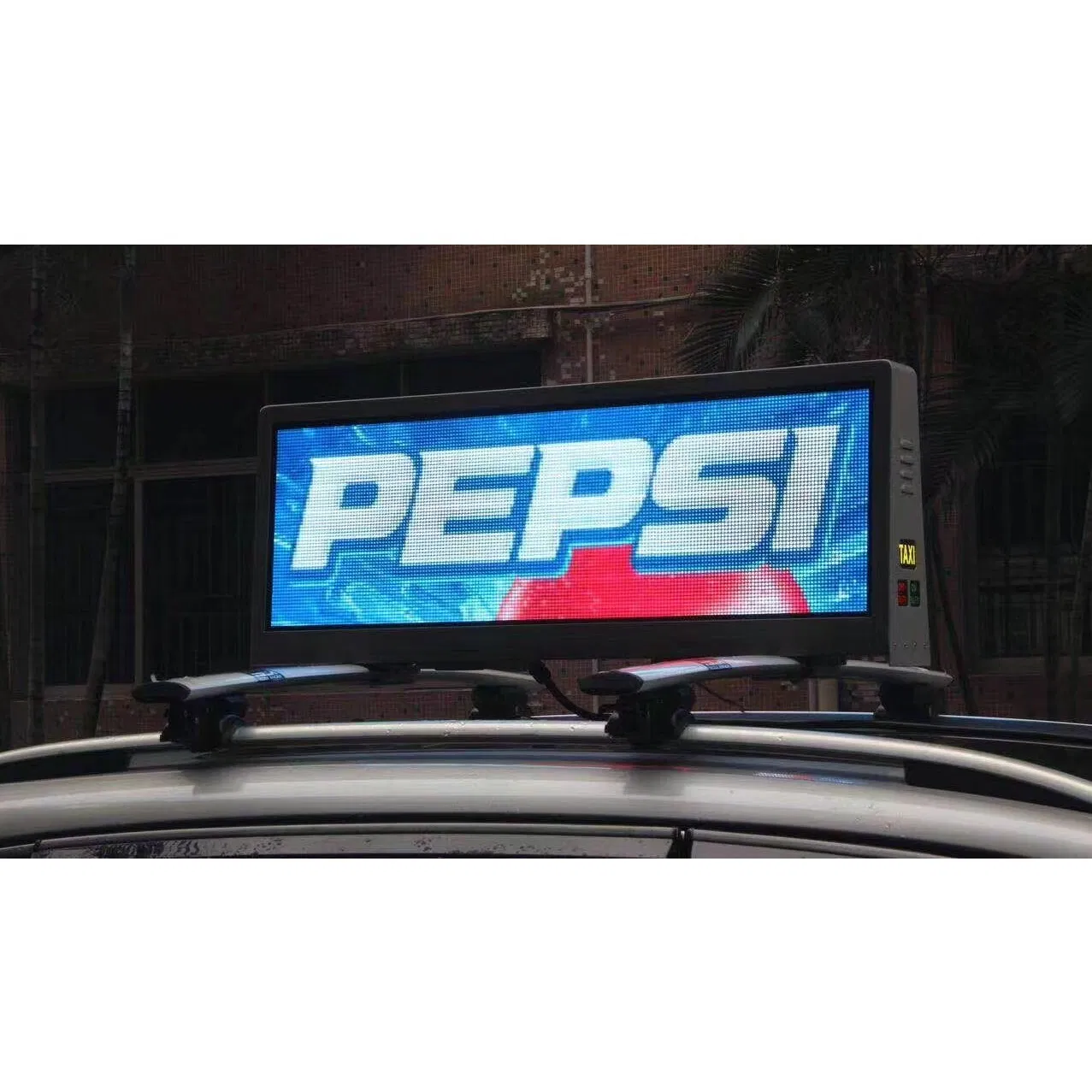 P5.0 Tela LED de Teto de Táxi à Prova d'Água para Veículo Marketing Comercial