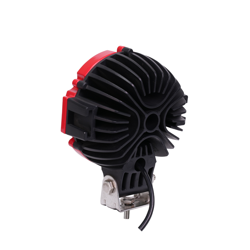 Venda Quente 7inch 51W (17PCS*3W) Epistar 12V Lâmpada de Trabalho LED Redonda para Veículo Comercial ATV SUV