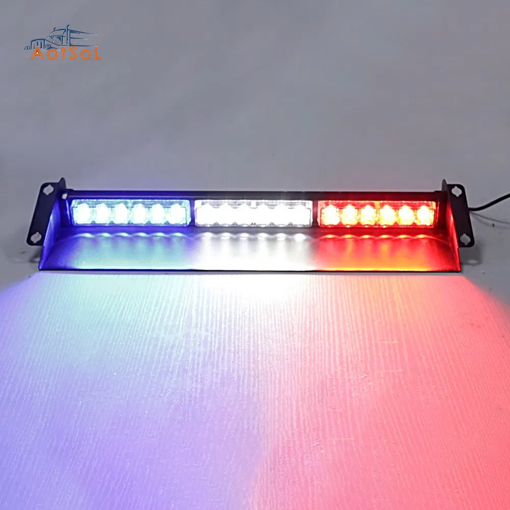 Barra de Luz de Advertência LED Estroboscópica para Carro e Caminhão com Luzes LED de Corrida Diurna 6 Modos de Piscar