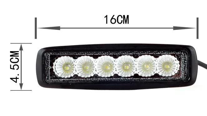 Luz de Trabalho LED 18W