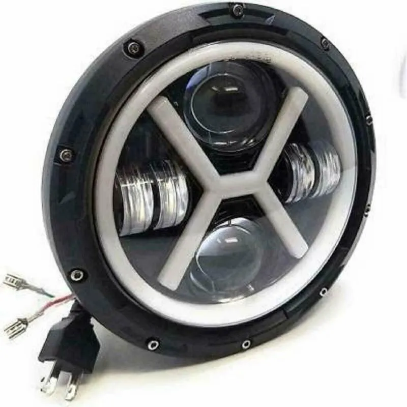Moto Headlight Detail