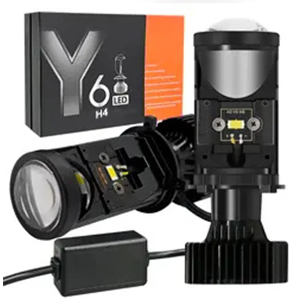 Farol de lâmpadas LED do sistema de iluminação Y6 Y7Auto Y6 com vista G. Iluminação LED para faróis LED carros Y7