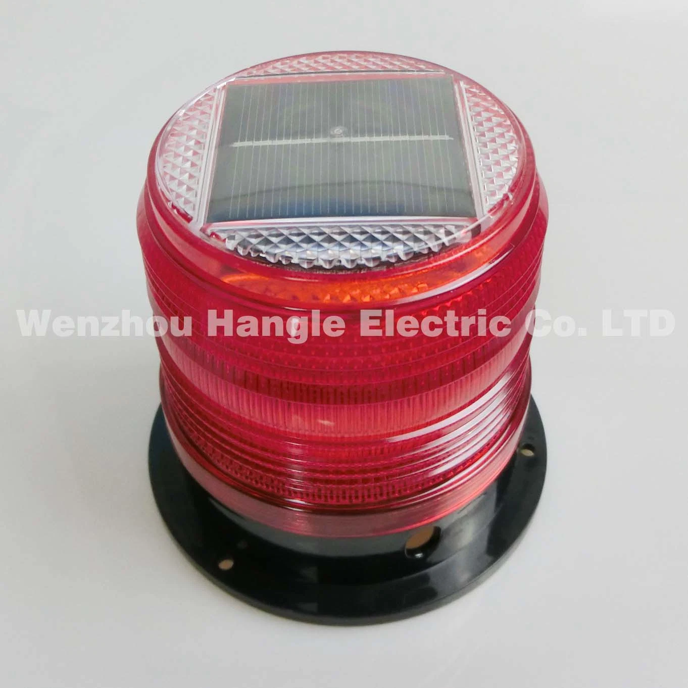 Luz de Advertência Estroboscópica Solar LED para Carros Luz de Advertência para Veículos de Emergência com Base Magnética