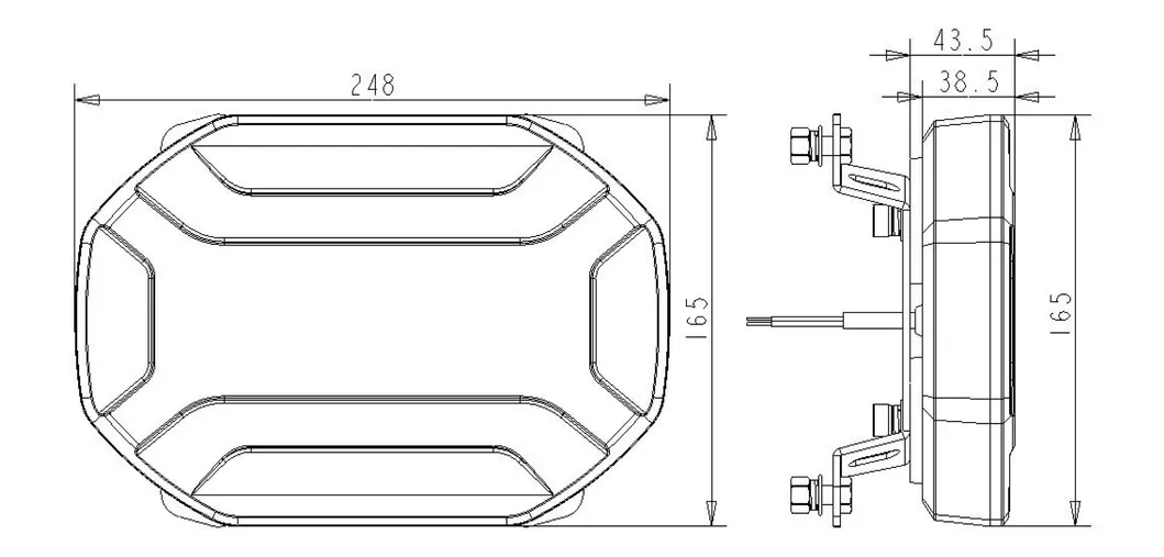 Desenho dimensional GT-B1X01