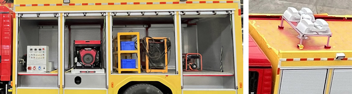 Veículo de Iluminação Sinotruk de Alta Resistência para Operações de Resgate de Emergência