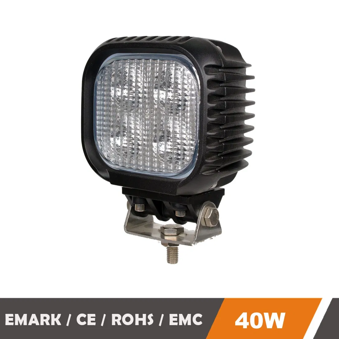 40watt 5inch Iluminação Profissional LED para Trabalho em Fábrica Chinesa com Feixe de Inundação e Ponto para Máquinas Pesadas Lâmpada de Trabalho LED Luzes de Trabalho para Tratores