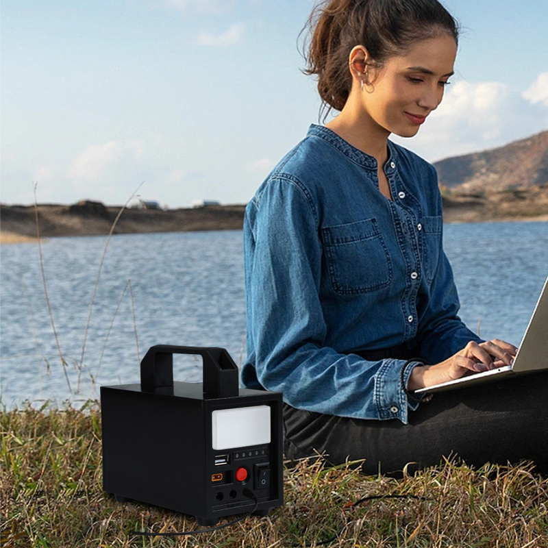 Sistema de Iluminação Solar Portátil Mini para Emergências ao Ar Livre 20W 40W 60W