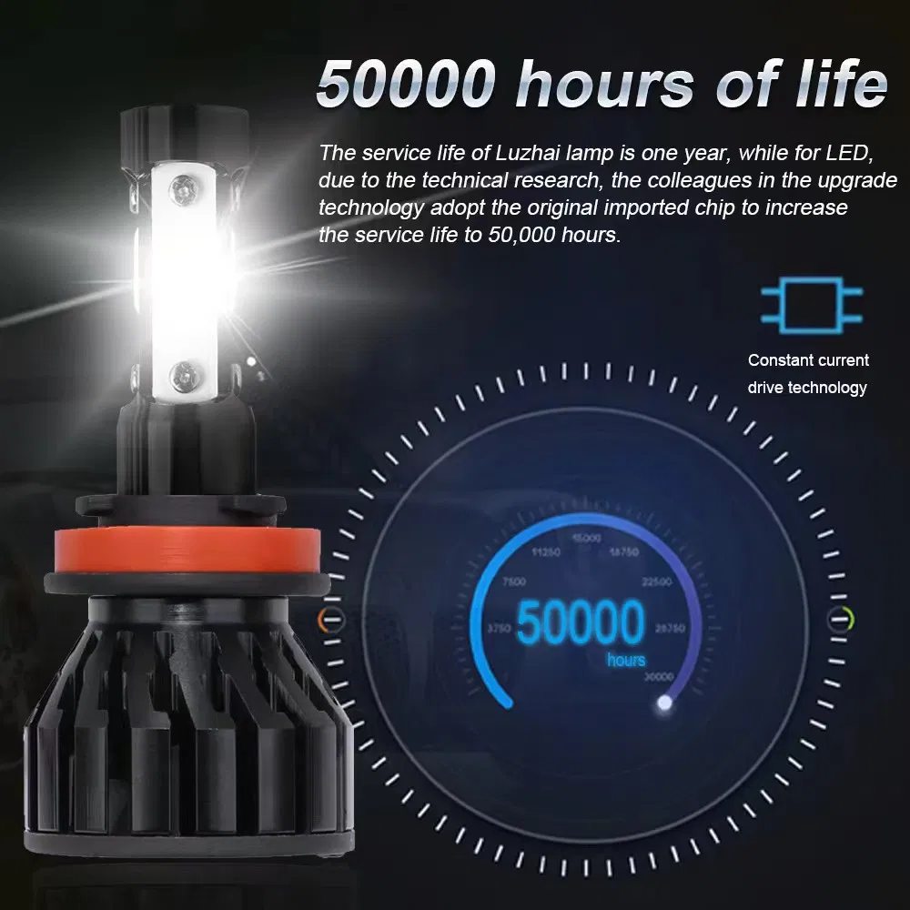 Luz Frontal LED V7 Detalhe 3