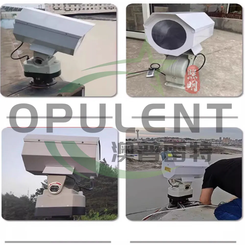 Holofote LED ao Ar Livre Opulento IP65 220V Grande Lanterna de Carga de Navio Controle Remoto Rotativo Yachat Navegação de Longo Alcance para Marinha