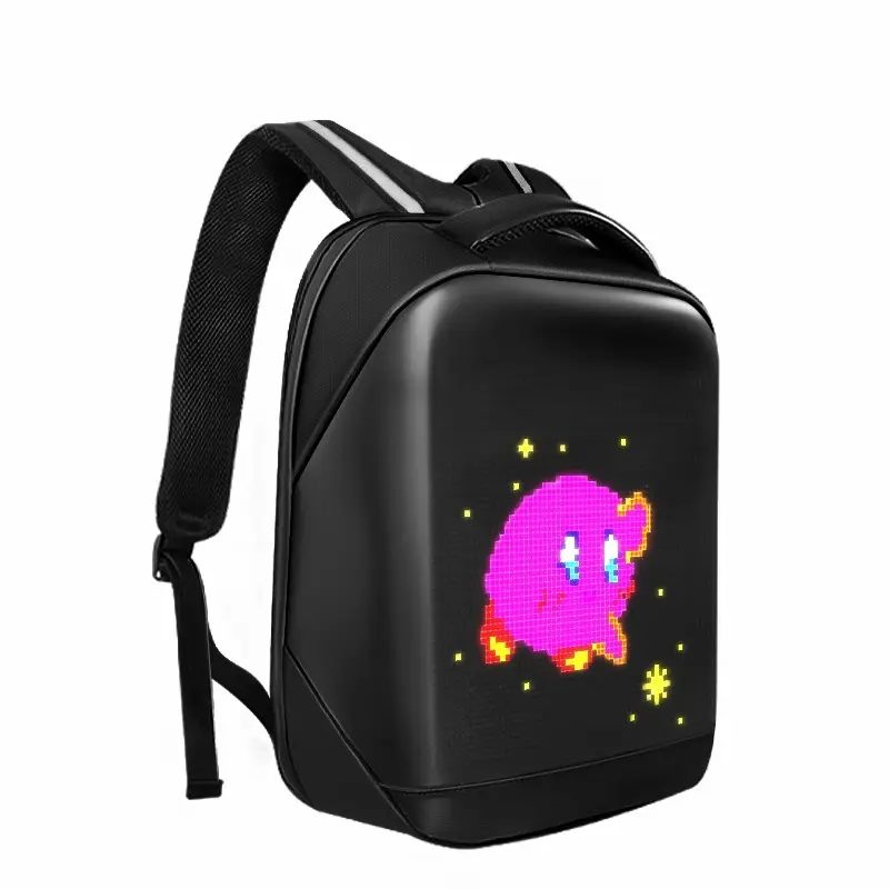 Mochila com Tela LED Programável Colorida para Exterior