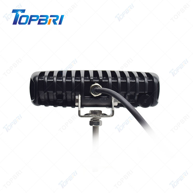 Lanterna de Trabalho Mini LED Retangular 36W para Motocicletas Offroad SUV