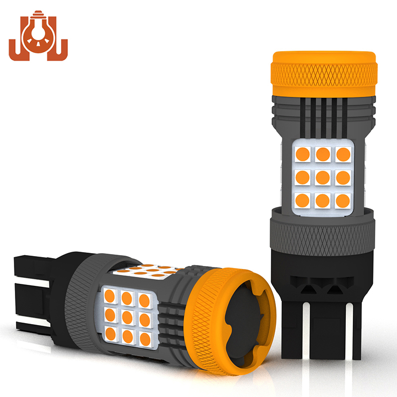 Sem Flash Hiper 7443 W21/5W T20 Luz LED de Duas Cores