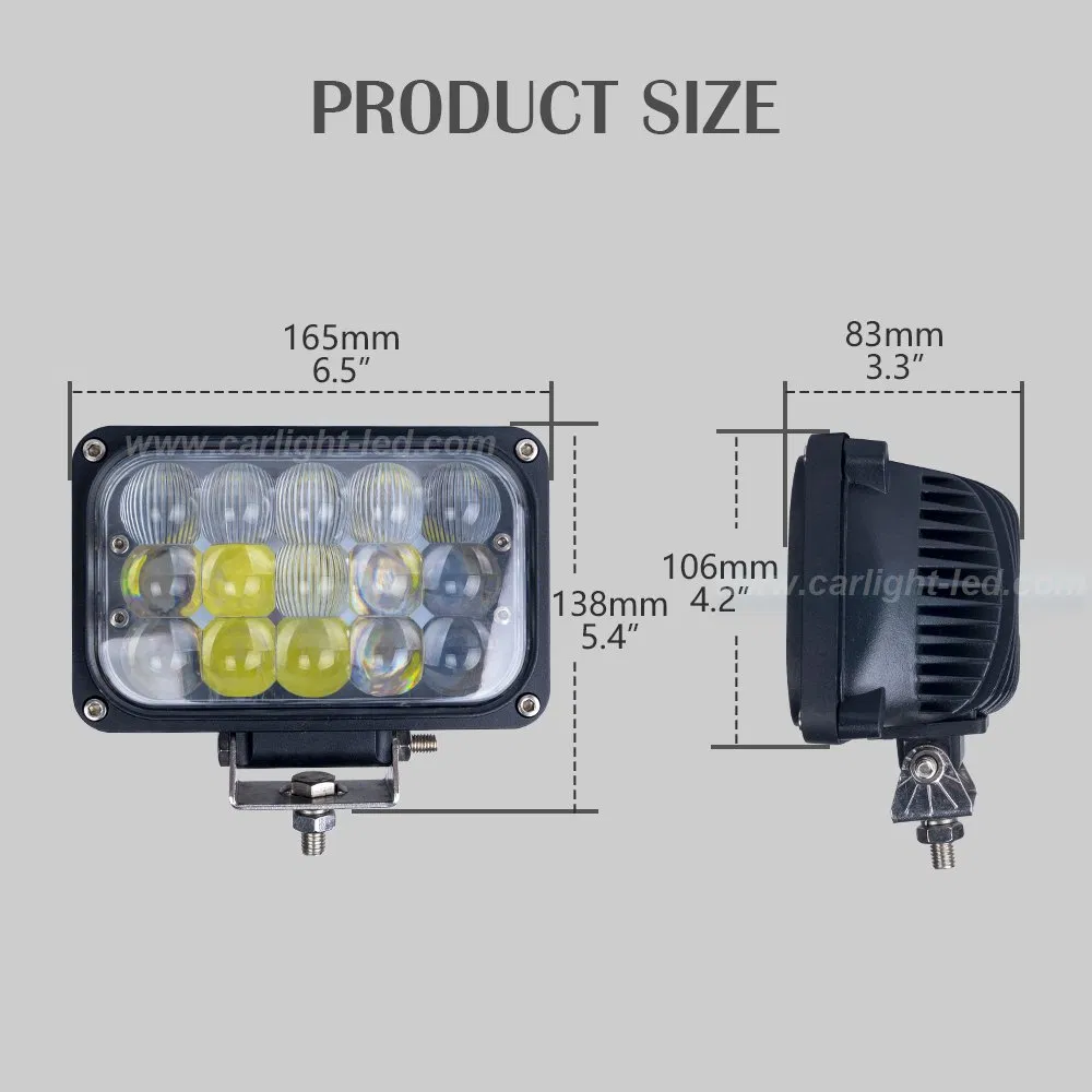 Lanterna de Cabeça LED de Alta Resistência para Caminhões e Veículos Off-Road