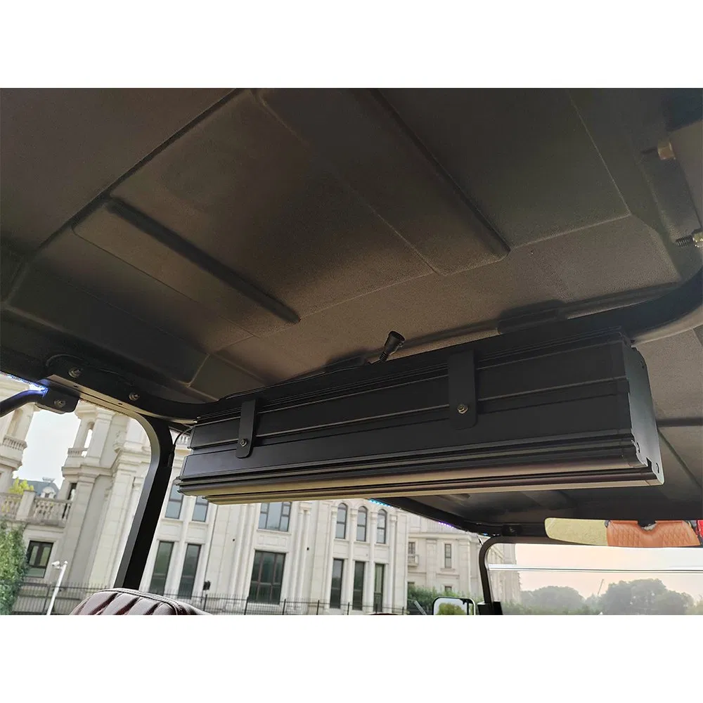 Iluminação Ambiente 6 Assentos AC Motor Elétrico Carrinho de Golfe e Veículo de Caça com 5-70km Alcance Fabricante Certificado CE Exportação