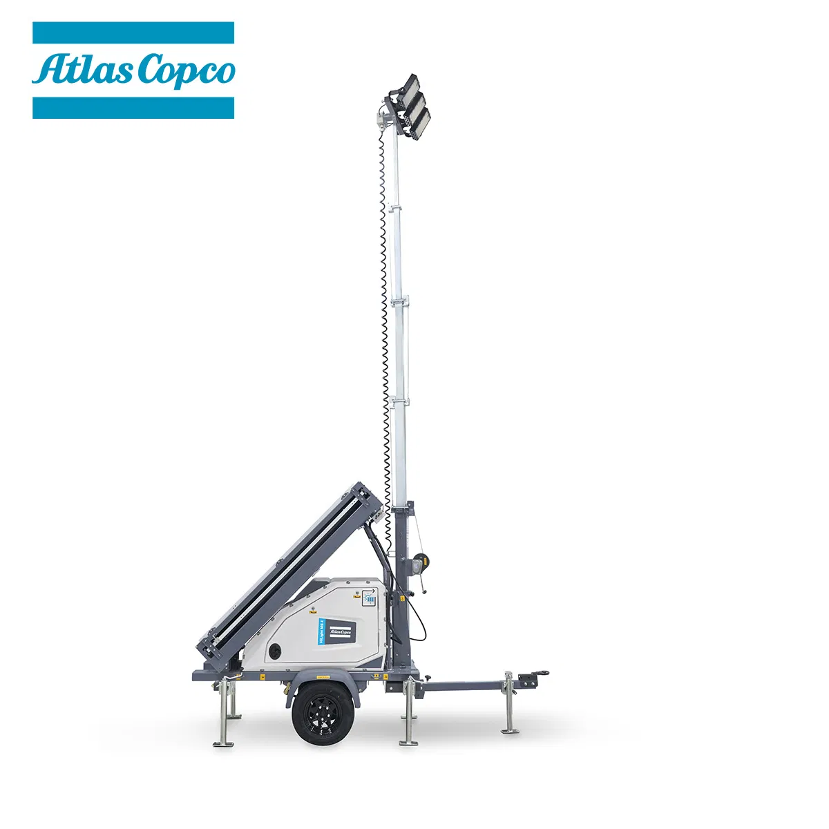 Veículo de Iluminação de Emergência Vertical LED Atlas Copco Hilight Ms5 7m para Mineração