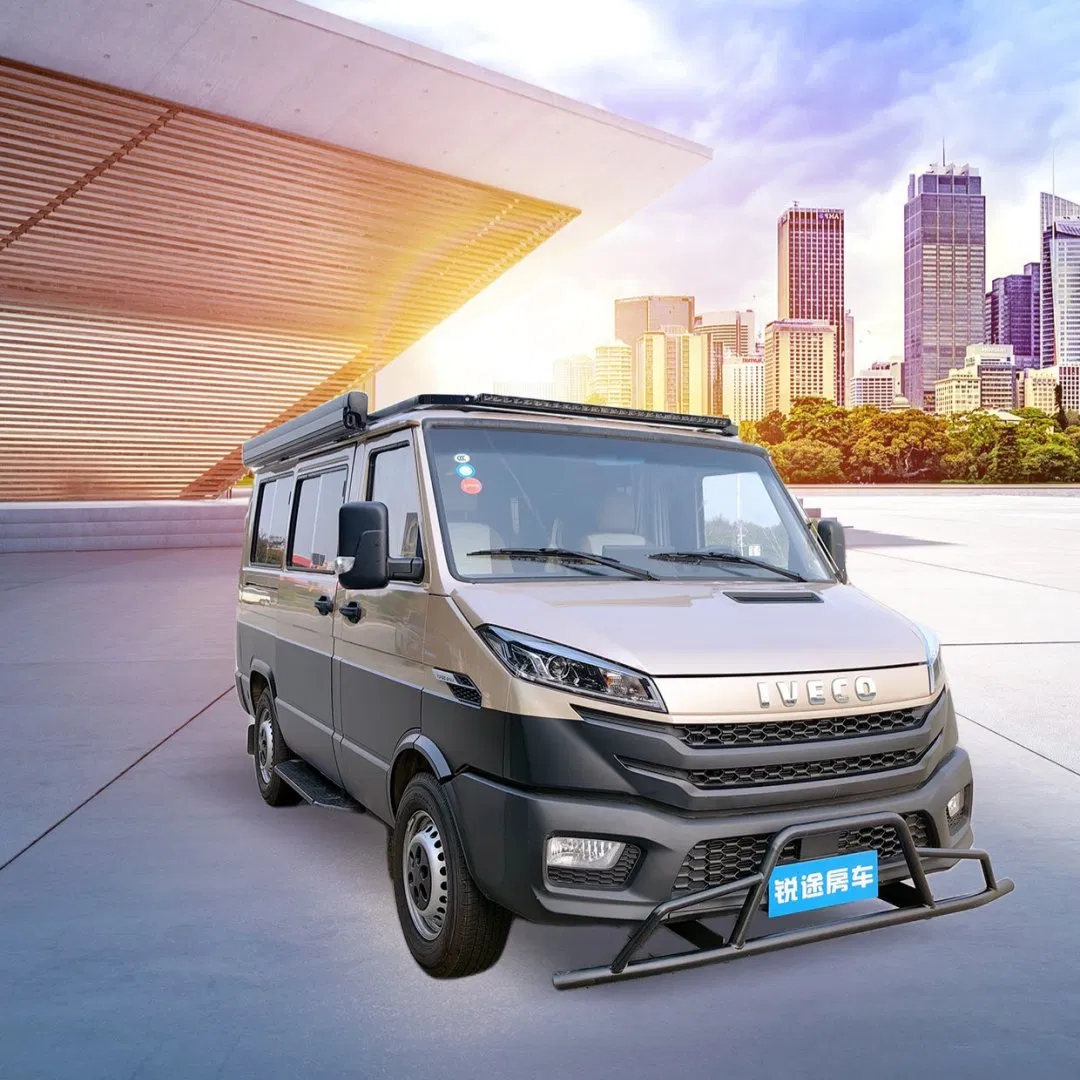 4X2 Veículo Recreativo Motorhome Camper Van de Teto Alto com Distância entre Eixos Estendida à Venda