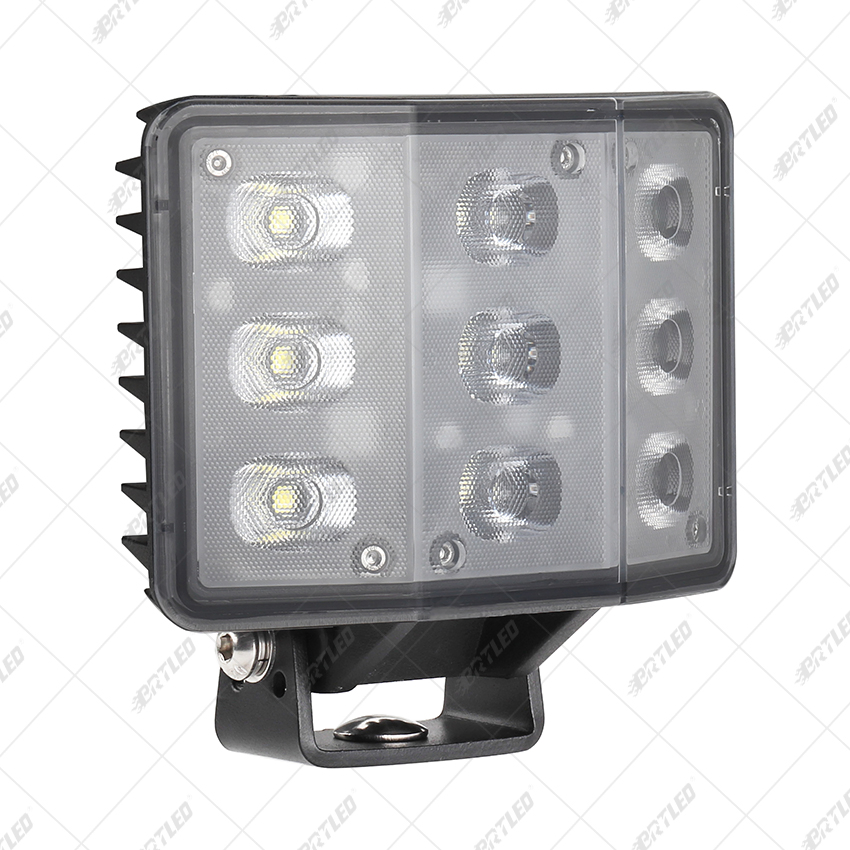 Luzes de Trabalho LED 90W Iluminação de Trabalho de Alta Potência com Feixe Difuso para Automóveis