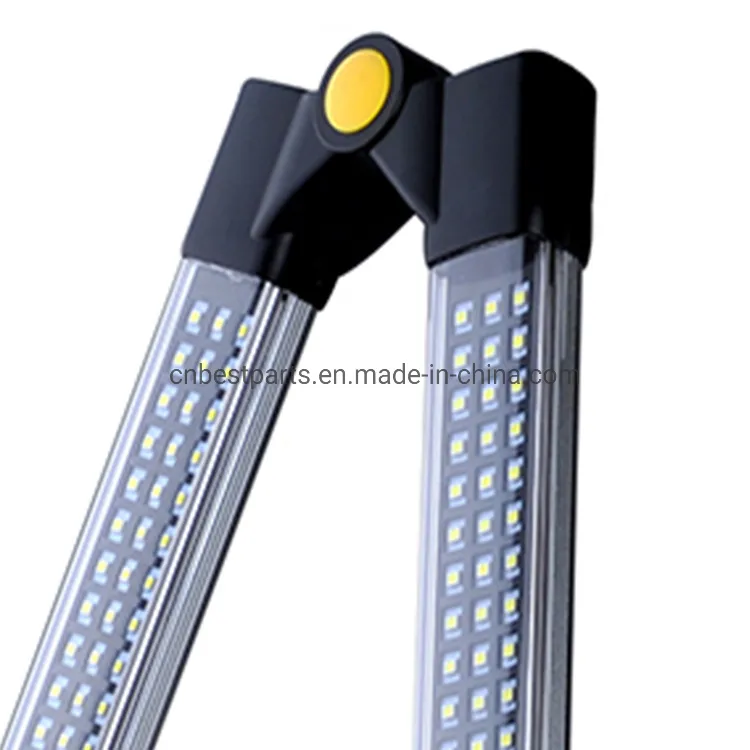 Luz de Trabalho Automotiva Recarregável LED de Emergência para Capô de Carro 120 Lâmpada de Trabalho com Suporte Dobrável Luz de Inundação Poderosa