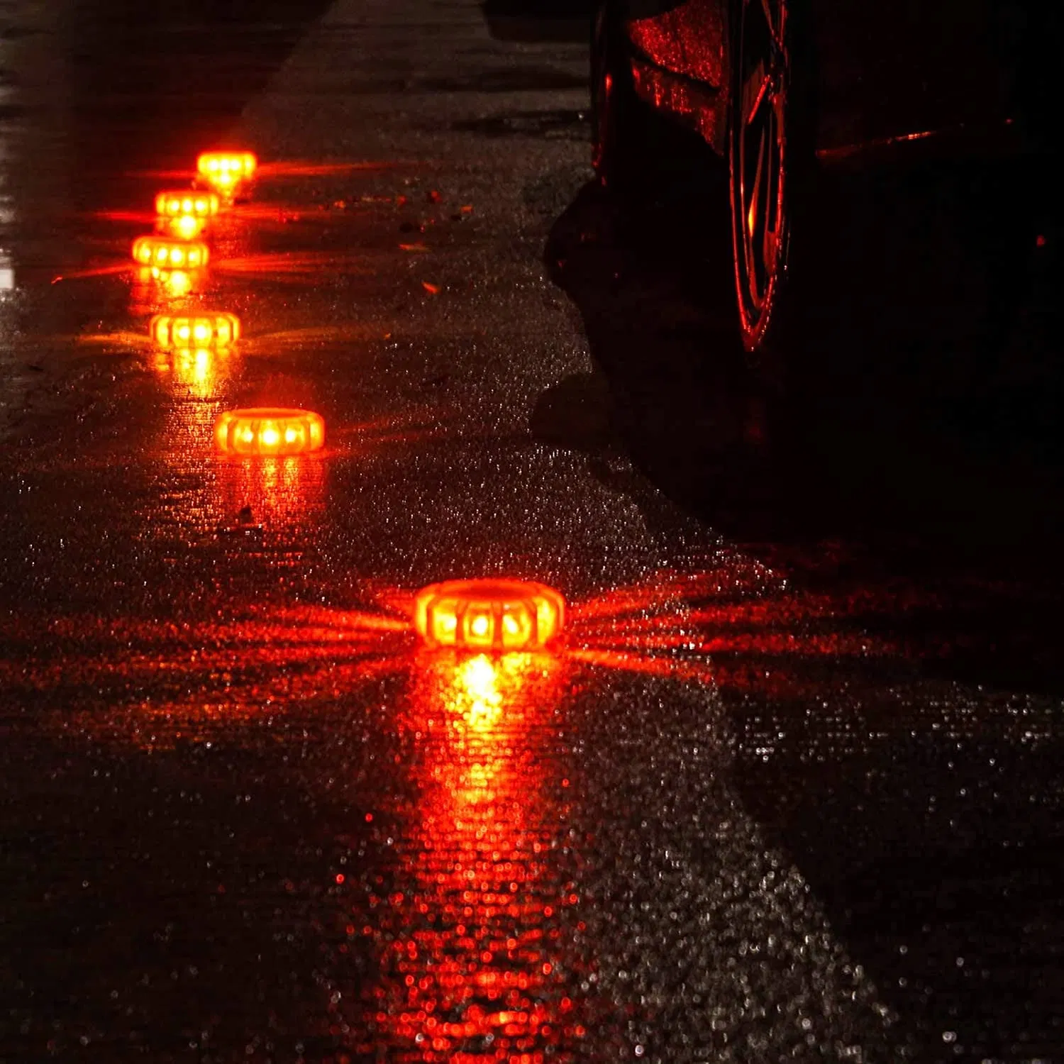 Sinalizadores de Emergência LED Magnéticos Rotativos para Carro Luzes de Advertência em Disco Luzes Veiculares