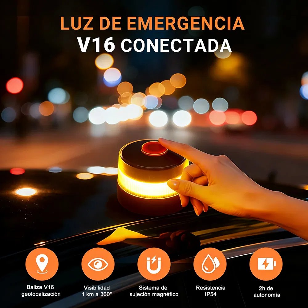 Sinalizador de Emergência V16