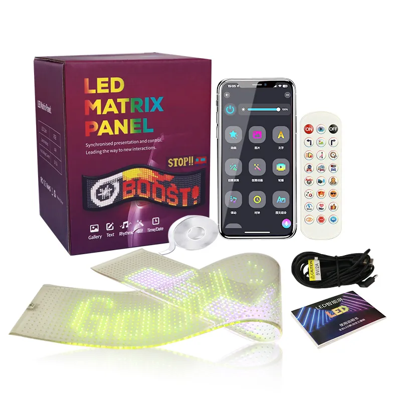 Painel de Tela de Pixel LED Matriz Endereçável