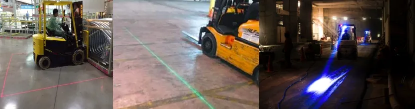 Cores laser disponíveis