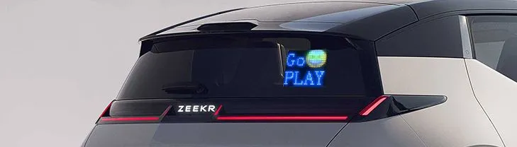 Tela de LED para Carro