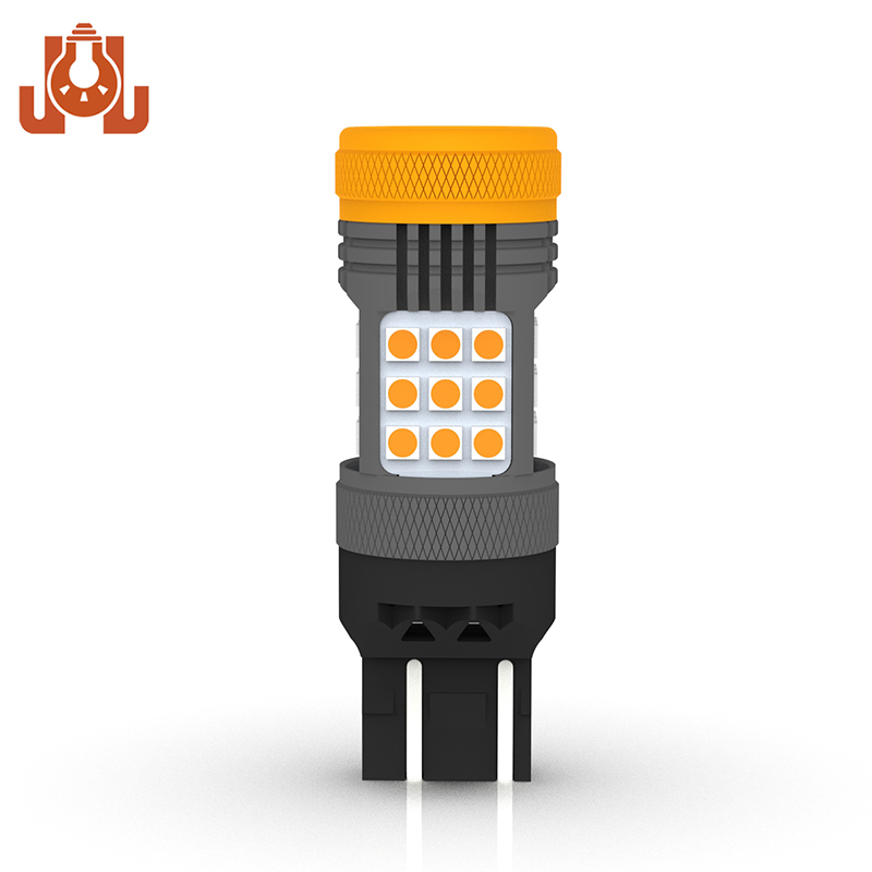 Sem Flash Hiper 7443 W21/5W T20 Luz LED de Duas Cores