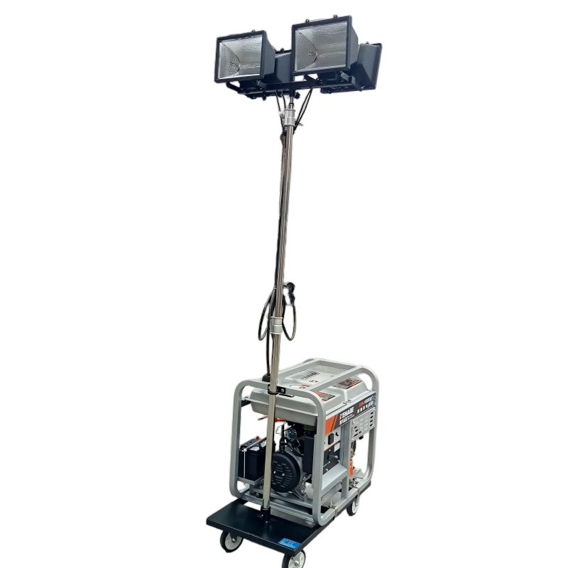 Conjunto de Gerador Diesel com 1000W Unidade de Iluminação de Emergência com Lâmpada Halógena para Veículos