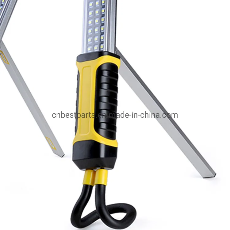 Luz de Trabalho Automotiva Recarregável LED de Emergência para Capô de Carro 120 Lâmpada de Trabalho com Suporte Dobrável Luz de Inundação Poderosa