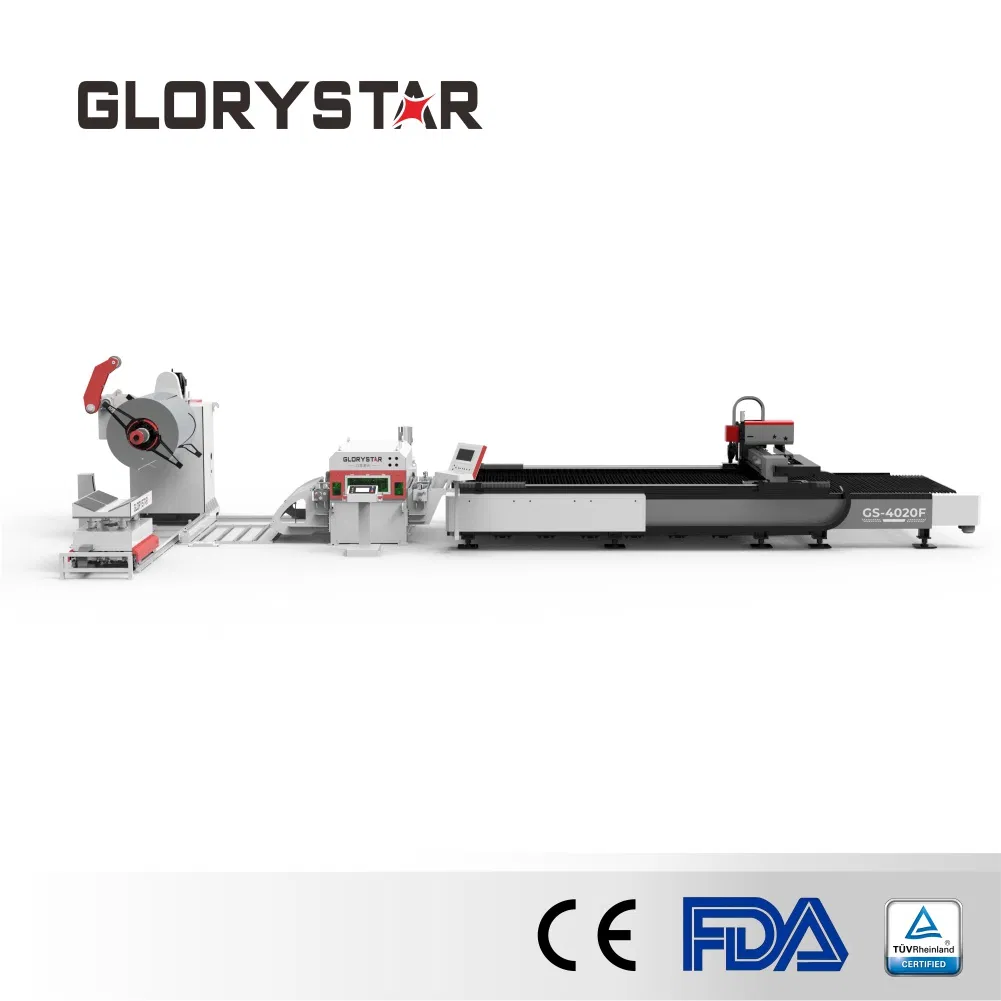 Processador de Bobinas Ecológico Glorystar Laser - Sistema de Filtração a Vácuo Zonada e Reciclagem de Resíduos (380V/50Hz)