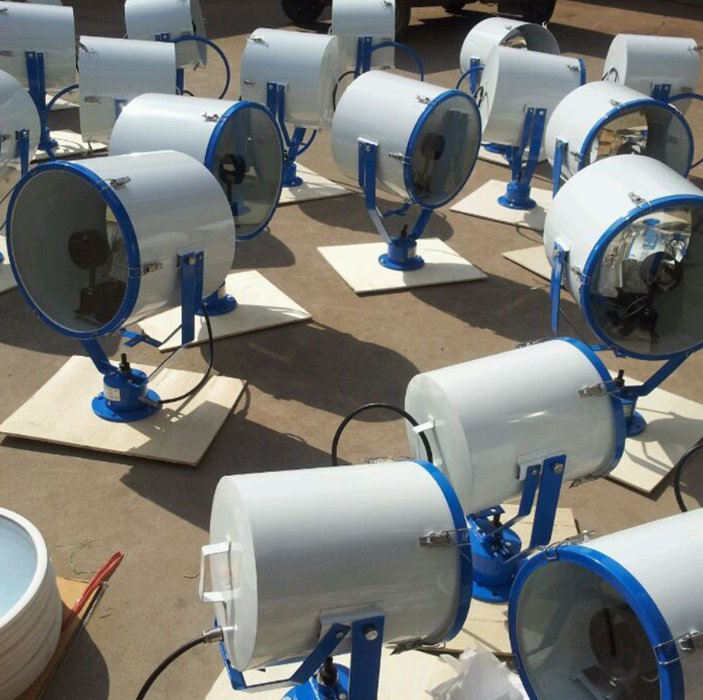 Fabricante de Hardware Marinho Peças para Barcos Sinal Busca Ponto Estação de Deck Ponto Alumínio, Aço Navegação Pesquisa 300W, 500W, Luz LED