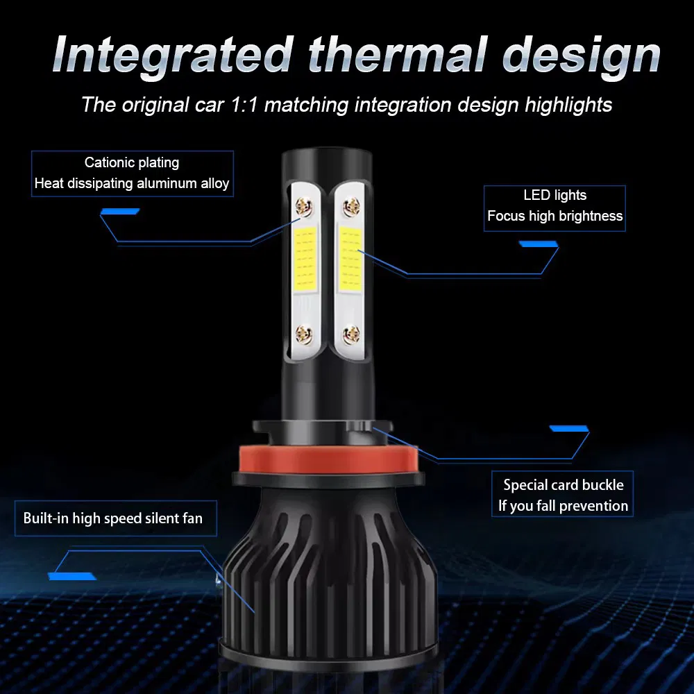 Luz Frontal LED V7 Detalhe 4