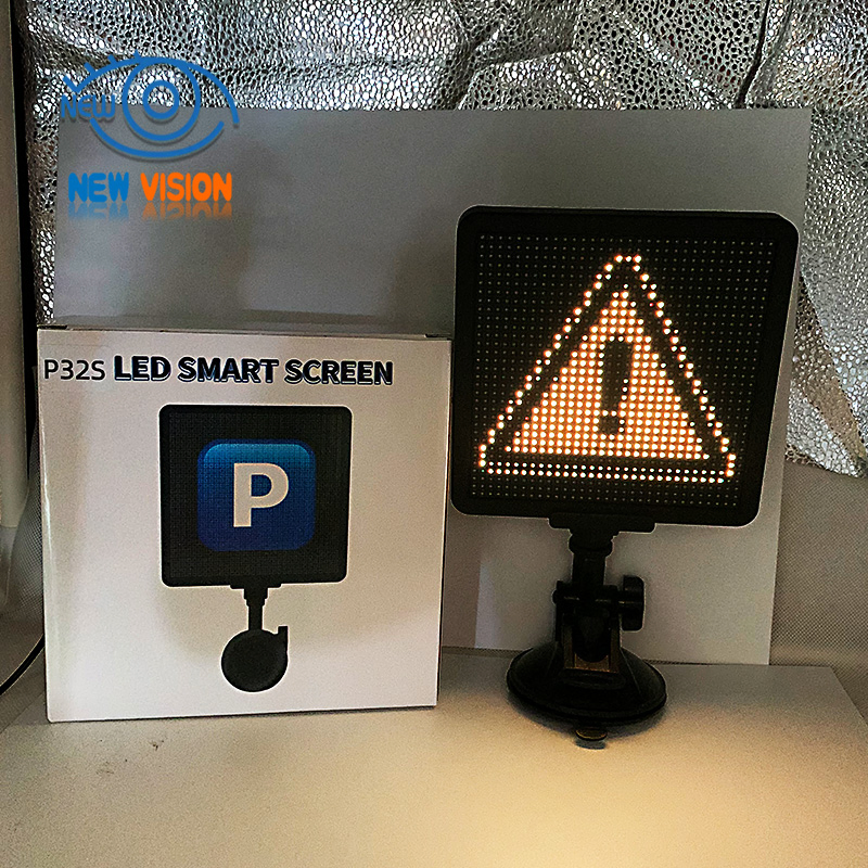 Tela Digital LED Sinal para Carro Janela Traseira Tela de Publicidade para Carro Exibição de Mensagens