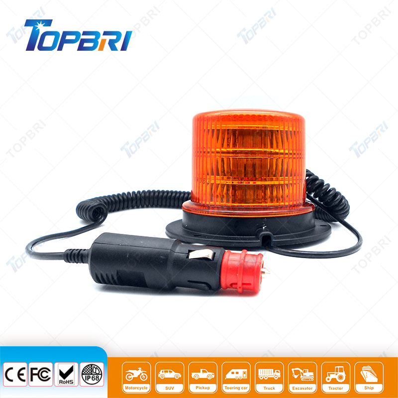 R65 Farol Estroboscópico LED 12V Iluminação de Advertência de Emergência para Veículos