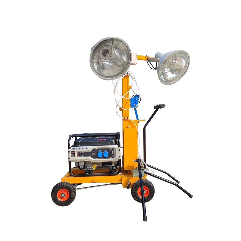 Veículo Móvel de Iluminação Elevatória para Resgate de Emergência ao Ar Livre Unidade de Iluminação Solar Alimentada