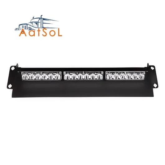 Barra de Luz de Advertência LED Estroboscópica para Carro e Caminhão com Luzes LED de Corrida Diurna 6 Modos de Piscar