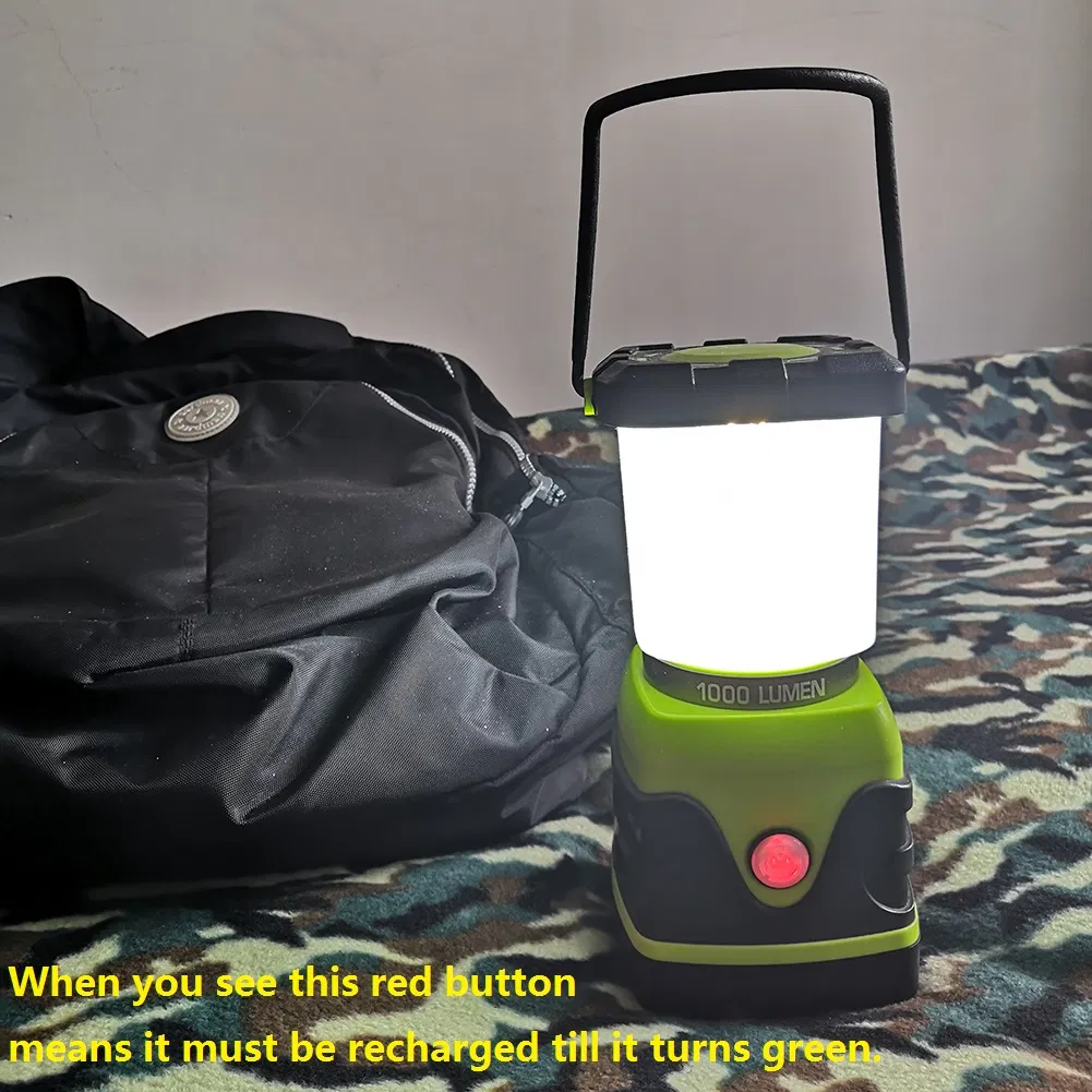 Lanterna de Camping Recarregável e Regulável Yichen 1000lm LED Portátil Kits de Segurança Automotiva Emergência Tocha de Luz
