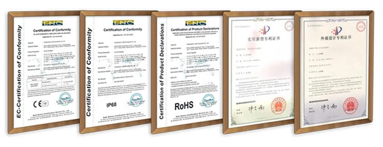 Certificações CE RoHS