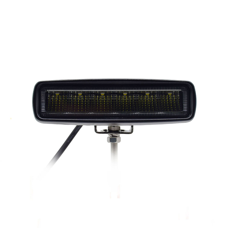 Lanterna de Trabalho Mini LED Retangular 36W para Motocicletas Offroad SUV