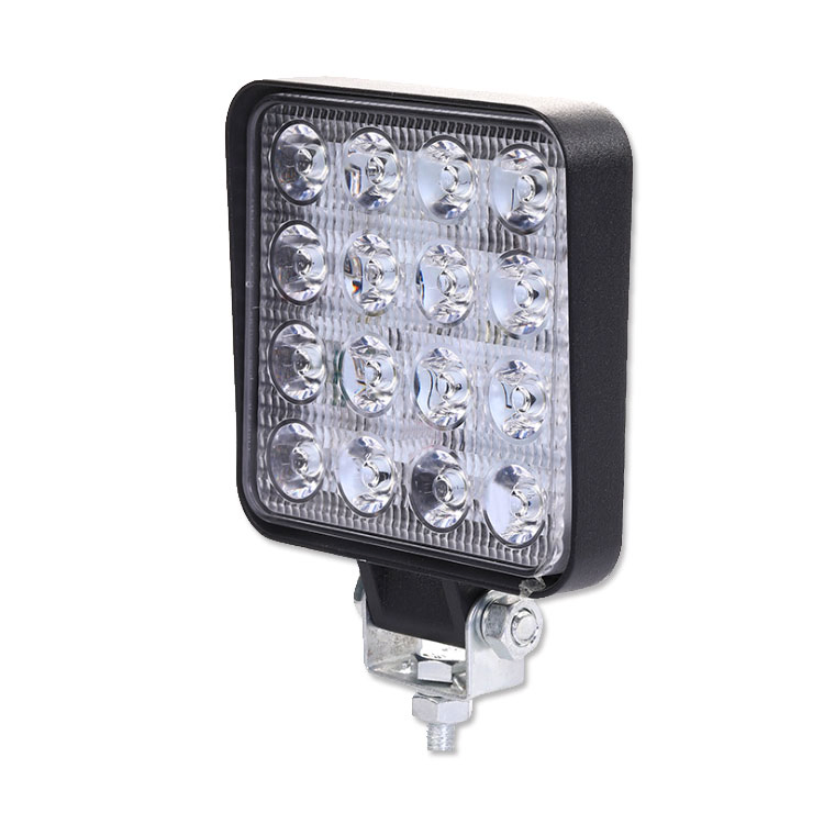 Novo IP68 Holofote Quadrado Externo 48W Luzes de Trabalho LED para Carro Off Road