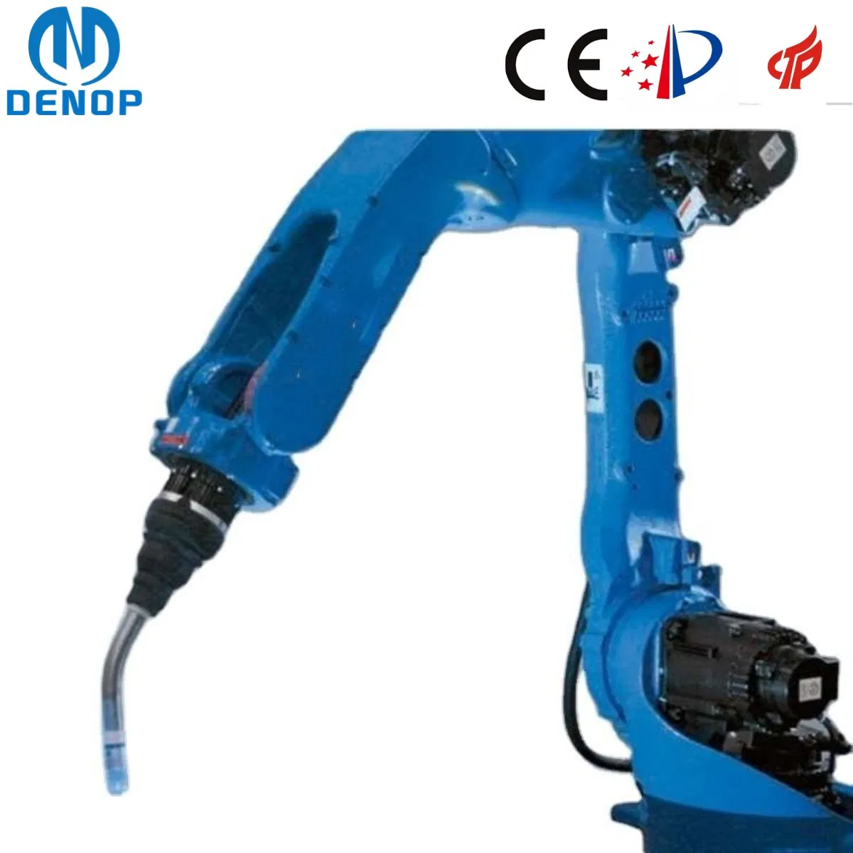 Sistema Avançado de Soldagem Robótica Industrial com Posicionador Integrado e Limpador de Tocha
