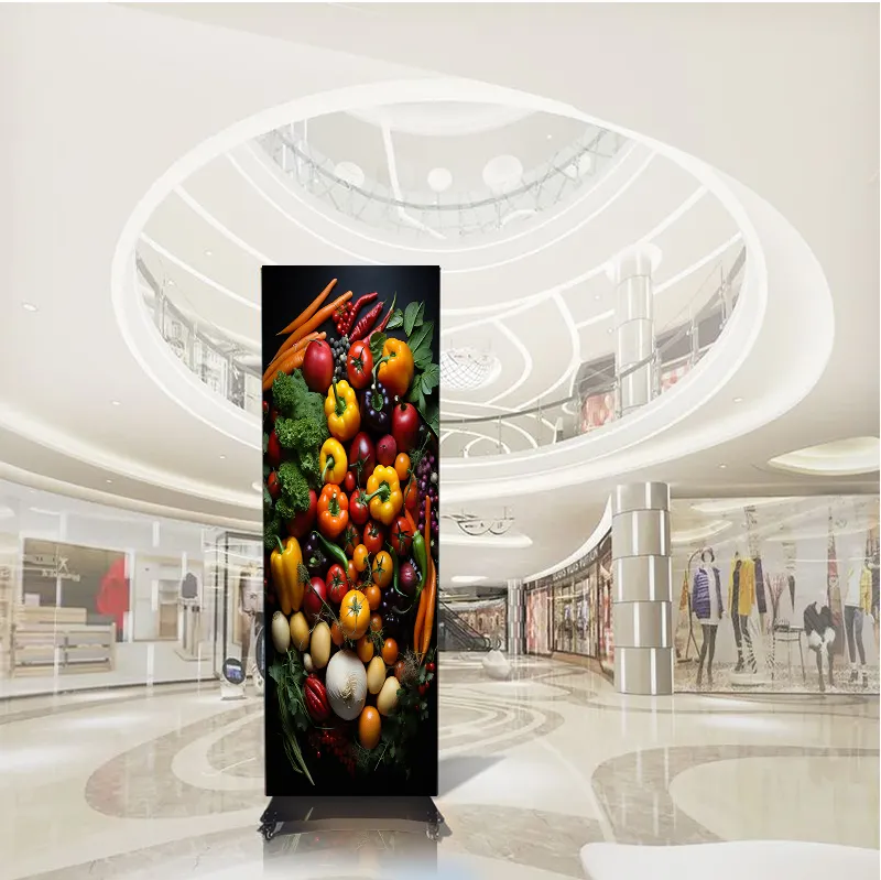 Display LED inteligente sem fio de alta luminosidade para publicidade em lojas