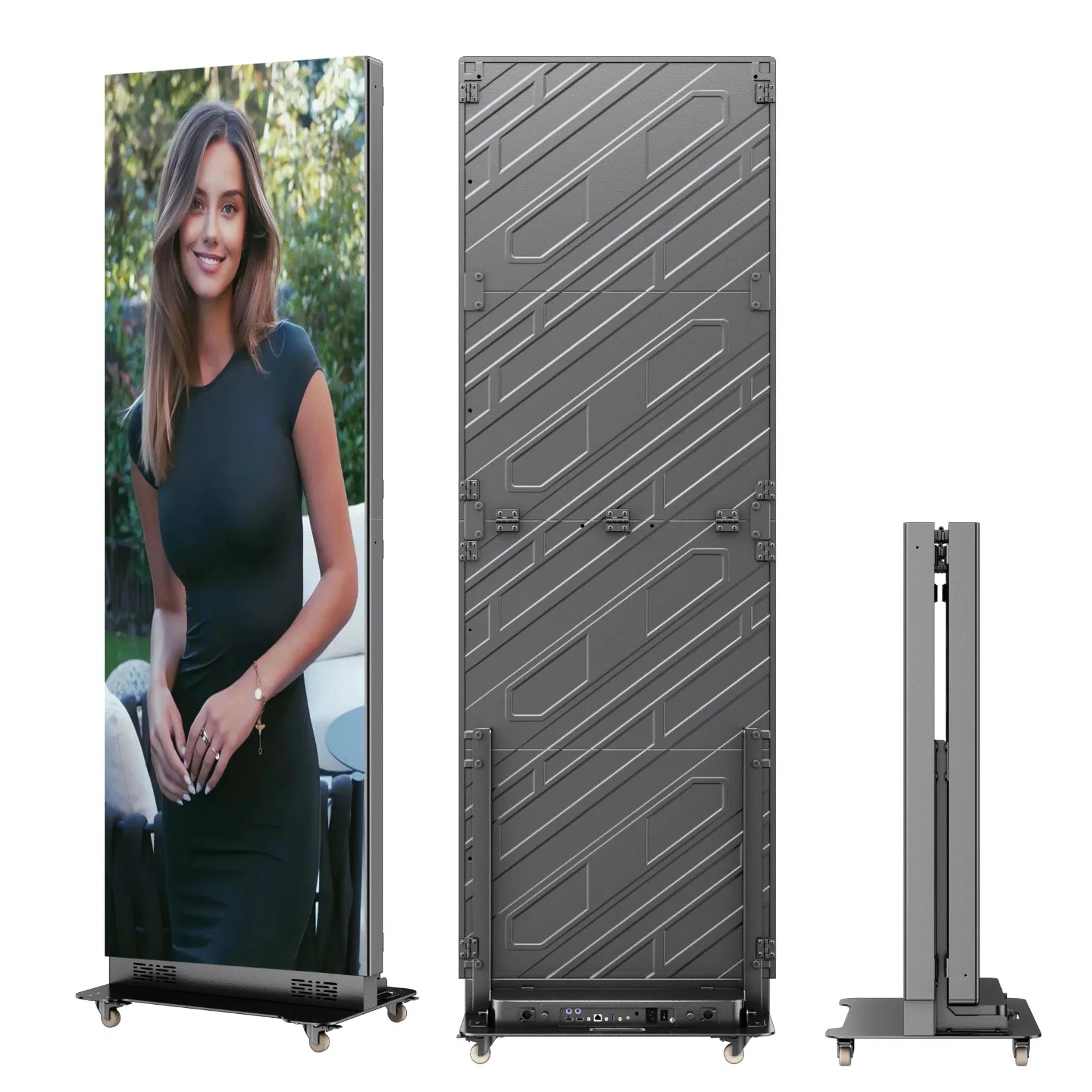 Display LED inteligente sem fio de alta luminosidade para publicidade em lojas