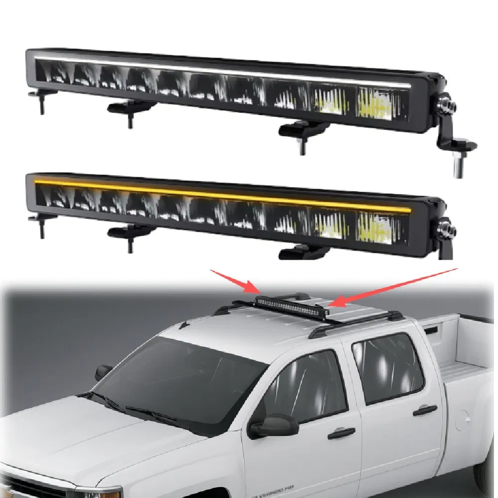 IP69K Barra de Luz LED DRL Personalizada Multicolorida para Caminhão Pesado Offroad Pickup