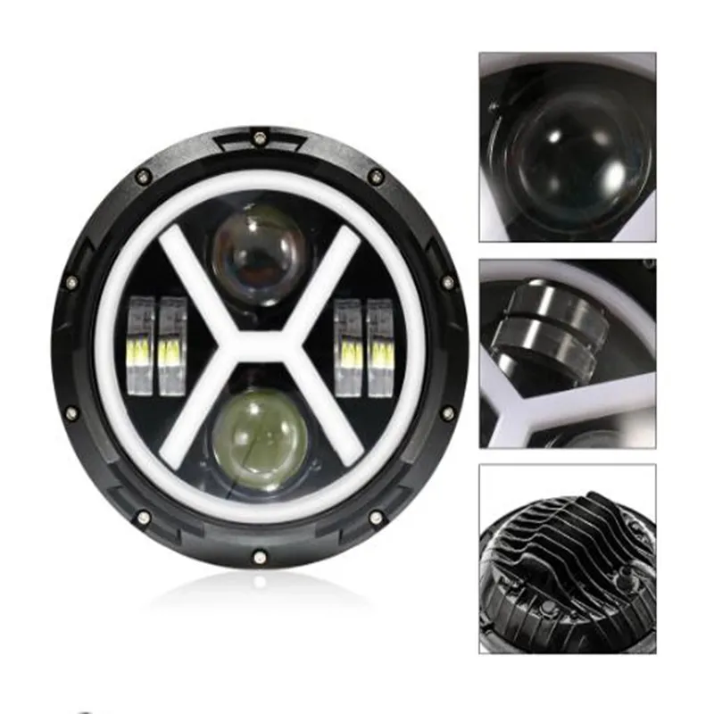 Moto Headlight Detail