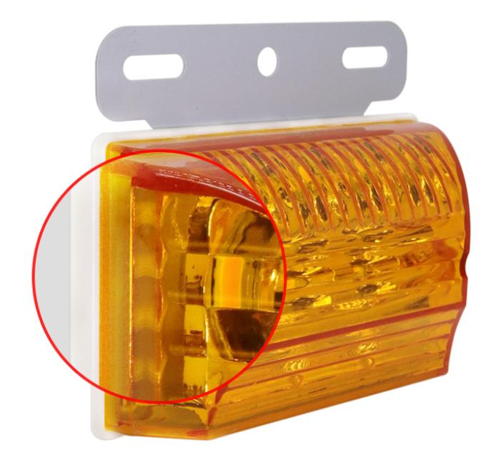 12 24V Cor Diferente 20 Luz de Trabalho Lateral Interior LED PCS para Veículo Agrícola Indicação para Carro Emergência ao Ar Livre com Interruptor Pressão